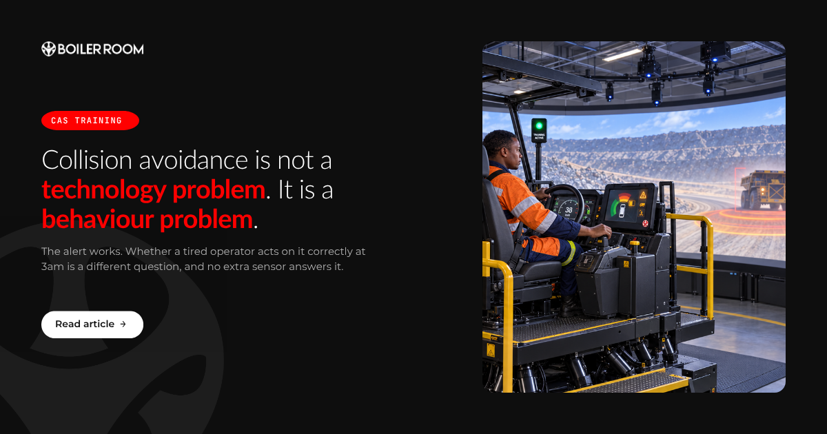 Why Collision Avoidance Systems in Mining Fail Without Human Behaviour Change