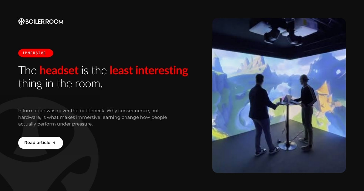 The Real Power of Immersive Learning Has Nothing to Do With Headsets